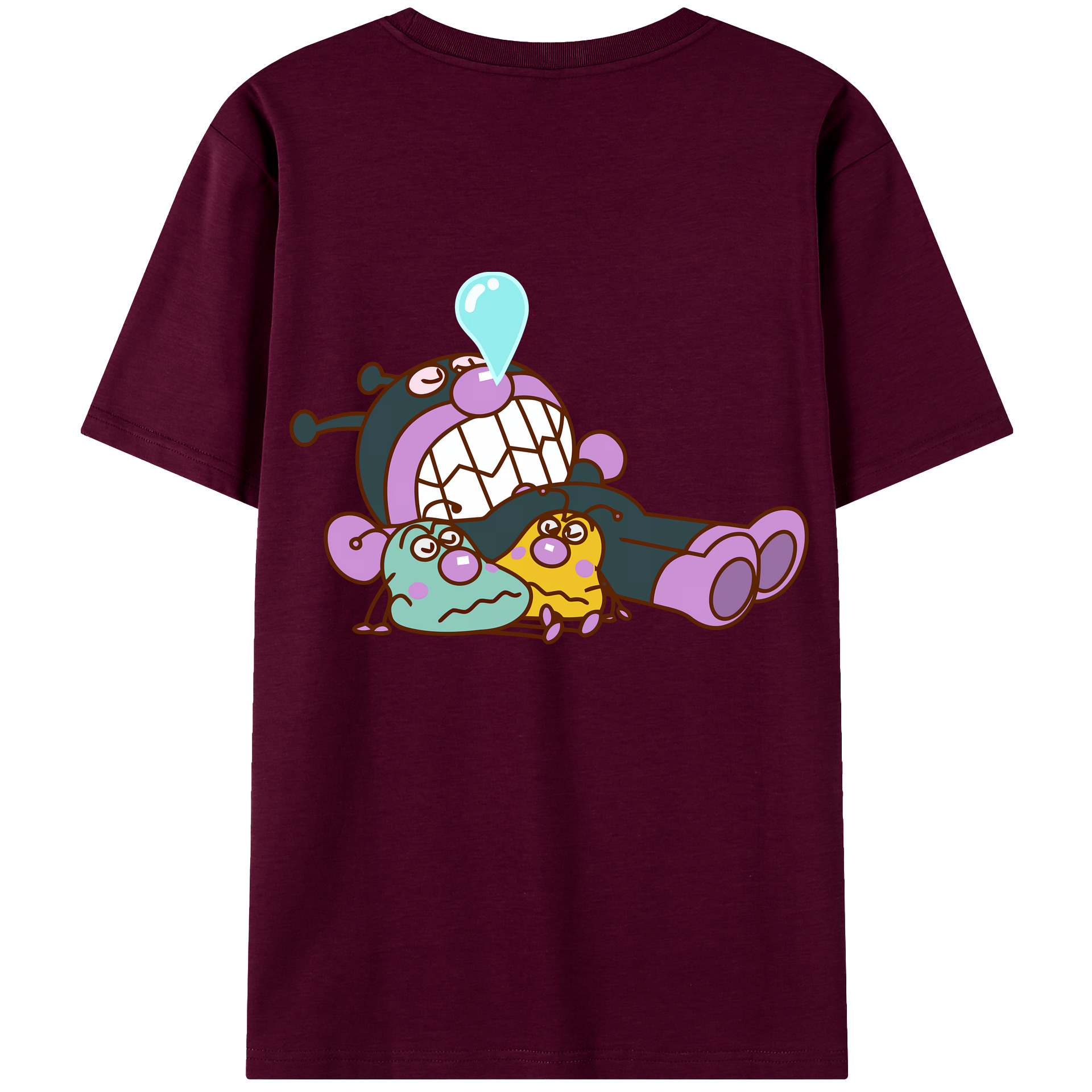 （画像用） アンパンマン Anpanman レディース半袖Tシャツ(バックプリント)